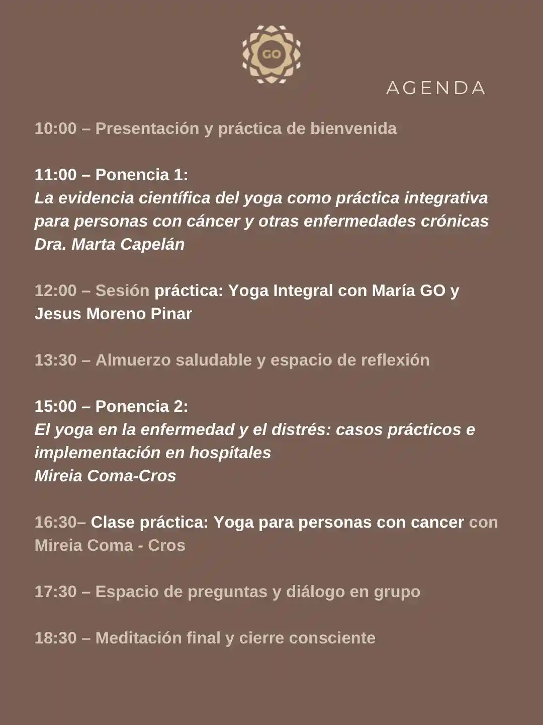 EVENTO PRESENCIAL: CIENCIA, MEDICINA Y YOGA - Imagen 3
